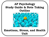 AP Psychology Study Guide Emotions Stress and Health