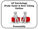 AP Psychology Study Guide Personality