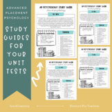 AP Psychology Study Guide Bundle (ALL UNITS)