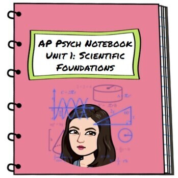 Preview of AP Psychology - Unit 1 - Digital Notebook *UPDATED FOR 2020*