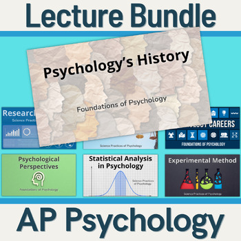 Preview of AP Psychology - Lecture Bundle (Foundations and Science Practices)