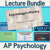 AP Psychology - Lecture Bundle (Foundations and Science Pr