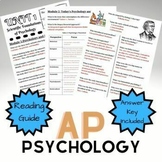 AP Psychology Unit 1 Reading Guide Myers 3rd Edition
