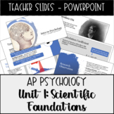 AP Psychology, Unit 1: Scientific Foundations Powerpoint P