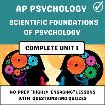 Preview of AP Psychology Unit 1 - Scientific Foundations of Psychology (Google Slides)
