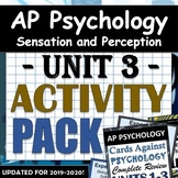 AP Psych / AP Psychology - Unit 3: Sensation and Perceptio