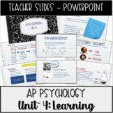 AP Psychology Unit 4 Learning Powerpoint Presentations