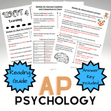 AP Psychology Unit 4 Reading Guide Myers 3rd Edition