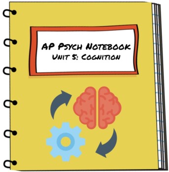 Preview of AP Psychology - Unit 5 - Digital Notebook *UPDATED FOR 2020*