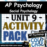 AP Psychology / AP Psych - Unit 9 - Social Psychology Acti