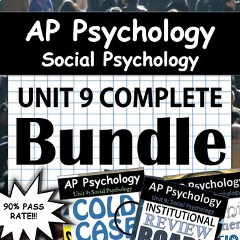 Preview of AP Psychology / AP Psych - Unit 9 - Social Psychology - Google Drive Access!