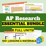 AP Research Essentials (8 Full Units! Academic Paper, Pres