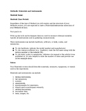 AP Research Methods Section Instrument Writing Worksheet