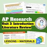 AP Research | Unit 3: Introduction and Literature Review (