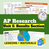 AP Research | Unit 5: Results Section - Reporting Your Dat