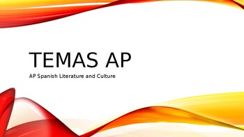 Preview of AP SPANISH Literature and Culture -TEMAS AP (Explicación)-