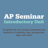 AP Seminar Complete First Unit