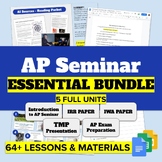 AP Seminar Essentials (Intro, IRR Unit, TMP Unit, IWA Unit