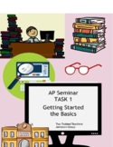 AP Seminar Task 1 Introduction and Skill Activities