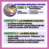 AP Span Language: Las Familias y Comunidades (4 historias 