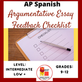 ap spanish language and culture argumentative essay examples