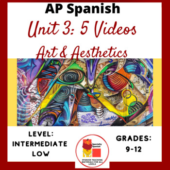 Preview of AP Spanish Art and Aesthetics Videos For Listening Comprehension