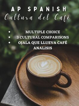 Preview of AP Spanish Coffee Culture Cultura del Café Cultural Comparison/Multiple Choice