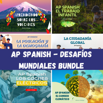 Preview of AP Spanish - Desafíos Mundiales Bundle
