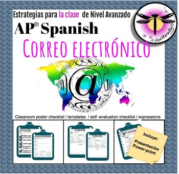 Preview of AP Spanish Email writing - Correo electrónico