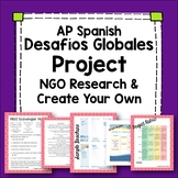 AP Spanish: Desafios Globales Project NGO Scavenger Hunt &