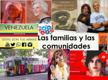 Preview of AP Spanish Las familias y comunidades | Supplement activities for UNIT VHL