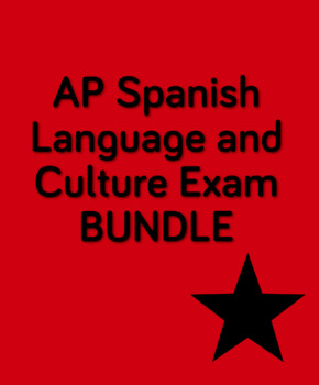 Preview of AP Spanish Language & Culture Exam Bundle (6 AP EXAMS!)