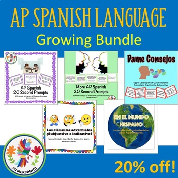 Preview of AP Spanish Language & Culture Growing Bundle