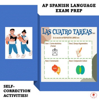 Preview of AP Spanish Language Exam Prep: Peer-Correction guide.