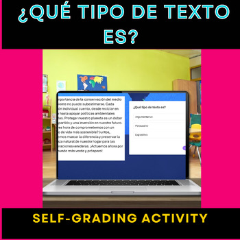 Preview of 50% off the first 24 hours AP Spanish Language Review Game- Tipo de TEXTO