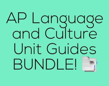 Preview of AP Spanish Language and Culture: Unit Guides Bundle