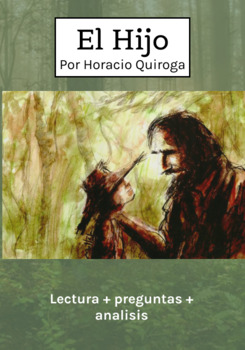 Preview of AP Spanish Literature: El Hijo, Horacio Quiroga- ComprehensionQuestions +Project