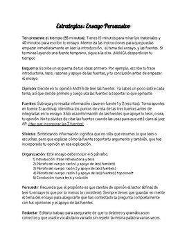 persuasive essay ap spanish language