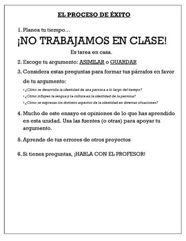 ap spanish persuasive essay 2019