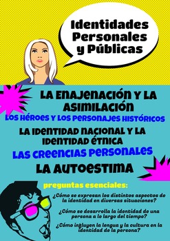 Preview of AP Spanish Language & Culture Poster - Las Identidades Personales y Publicas