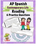AP Spanish Reading - Contemporary Life - Friends & Conflic