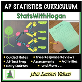 AP Statistics Curriculum Mega Bundle (with videos of each lesson)