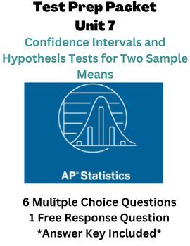 Preview of AP Statistics - Confidence Intervals and Hypothesis Tests for Two Sample Means