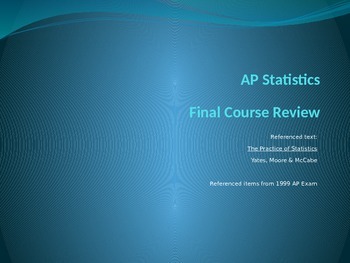 Preview of AP Statistics Course Review with Practice Items (Version A)