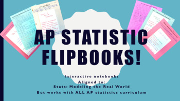 Preview of AP Statistics Flipbook Bundle! (Includes all objectives listed in 2019 CED!)