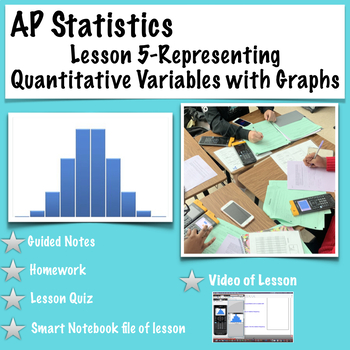 Preview of AP Statistics. Unit 1 lesson 5: Representing Quantitative Data (Video of lesson)