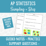 AP Statistics Sampling Strategies + Bias BUNDLE Guided Not