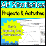 Goldie’s Unit 1 Projects & Activities for AP® Statistics