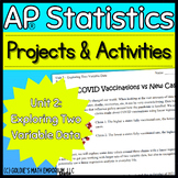 Goldie’s Unit 2 Projects & Activities for AP® Statistics