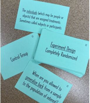Preview of AP Statistics Unit 3 Flashcards - Collecting Data - READY TO PRINT!